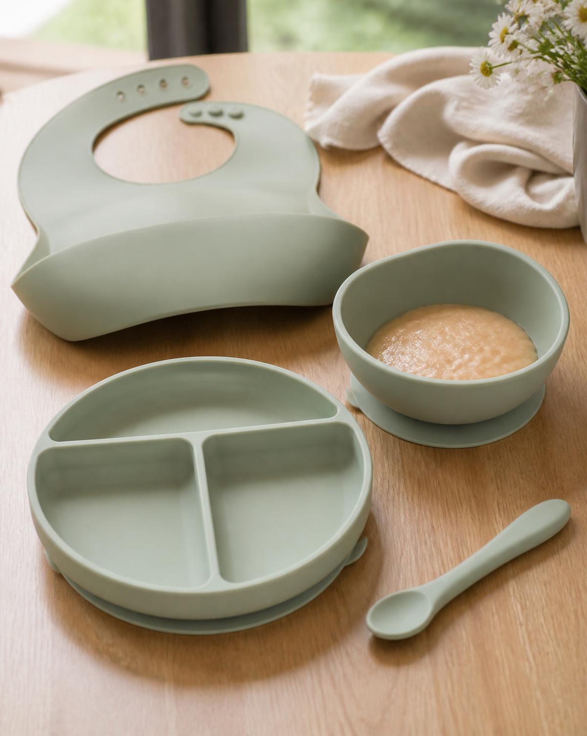 Silicone Baby Feeding Sets — TinyNest feeding collection