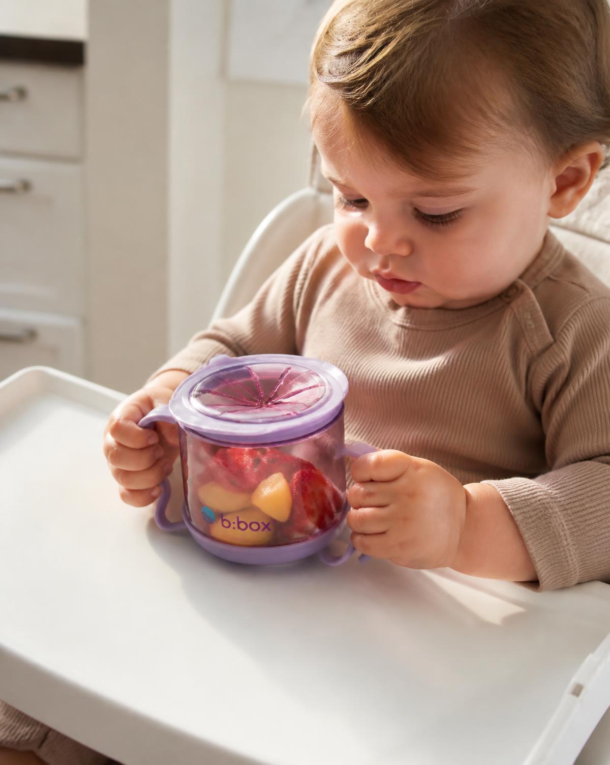 Spill-Proof Toddler Snack Cups — TinyNest feeding collection